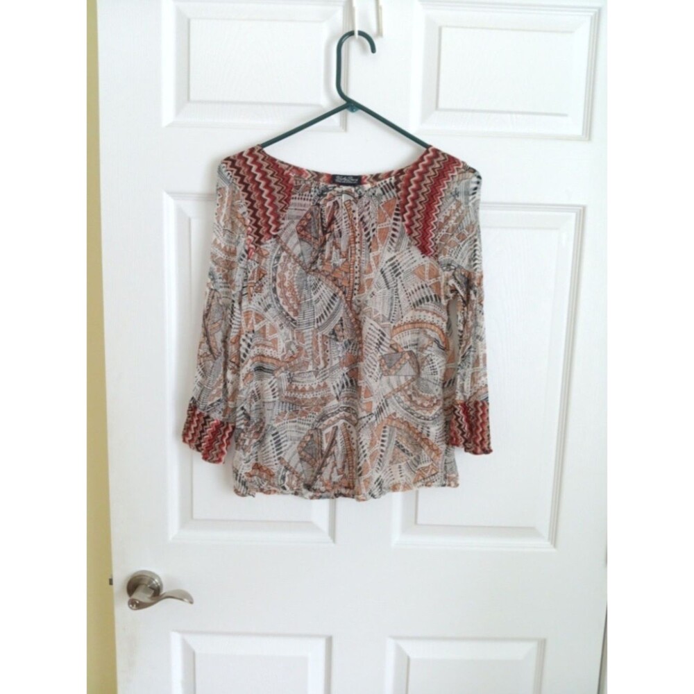 Lucky Brand Women's Boho Blouse Size M